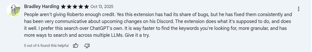 Echoes review by Bradley Harding — faster, more granular search across multiple LLMs.